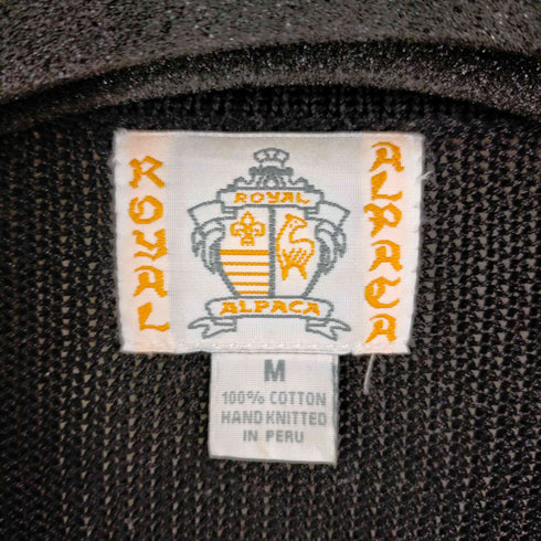 ROYAL ALPACA 花柄刺繍コットンカーディガン レディース JPN:M