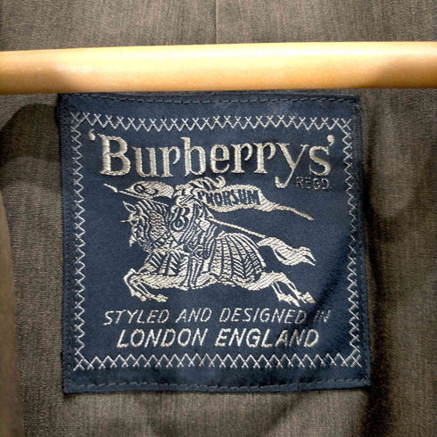 バーバリーズ BURBERRYS 70~80S STYLED AND DESIGNED IN ENGLAND ステンカラーコート メンズ