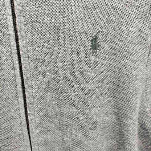 ポロラルフローレン POLO RALPH LAUREN ポニー刺繍 ジップアップ ニット カーディガン メンズ import:XS