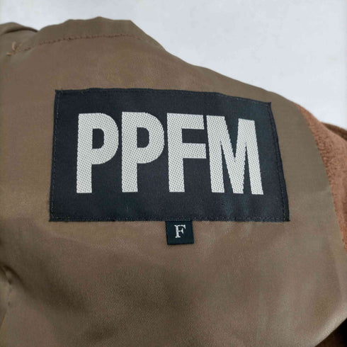 ピーピーエフエム PPFM 比翼ハーフコート メンズ FREE