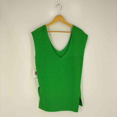 ザラ ZARA V neck texture top 深Vネック テクスチャーカットソー レディース import:M