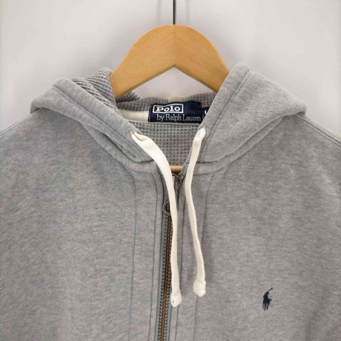ポロバイラルフローレン Polo by RALPH LAUREN ダブルジップアップ サーマルパーカー メンズ JPN:L