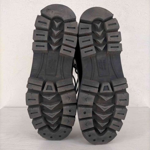ベルシュカ BERSHKA HVY STEP 8ホール レースアップ レザー ブーツ メンズ 43
