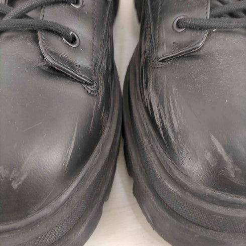 ベルシュカ BERSHKA HVY STEP 8ホール レースアップ レザー ブーツ メンズ 43