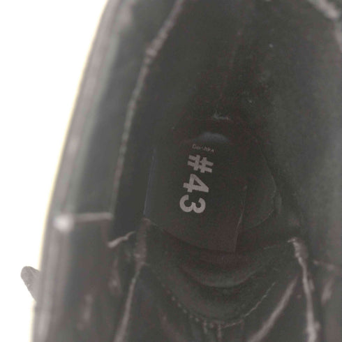 ベルシュカ BERSHKA HVY STEP 8ホール レースアップ レザー ブーツ メンズ 43