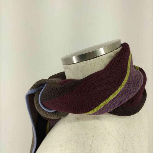 ポールスミス Paul Smith PURE NEW WOOL ストライプマフラー メンズ