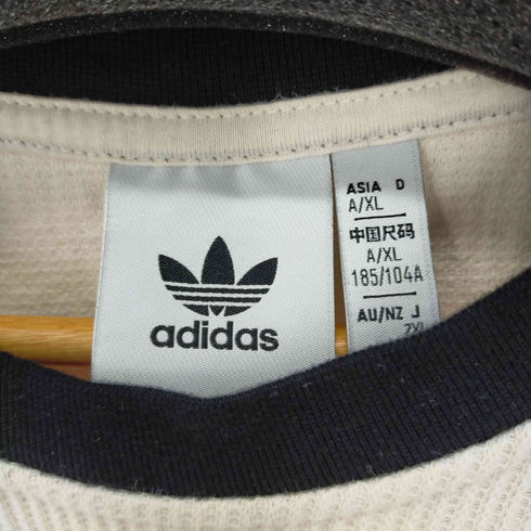 アディダス adidas クラシックス ワッフル クルーネック ワンダーホワイト メンズ JPN:XXL
