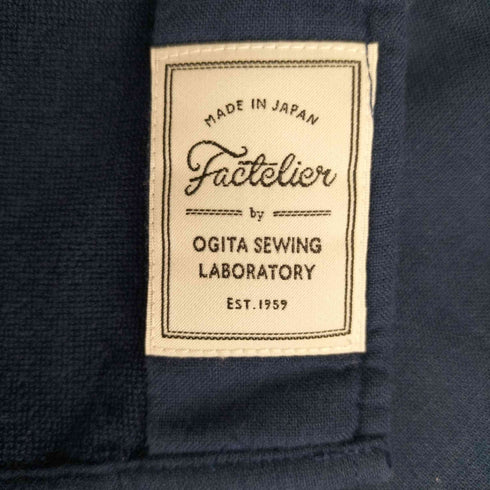 ファクトリエ factelier OGITA SEWING LABORATORY ホリゾンタルカラー コットンシャツ メンズ JPN:L