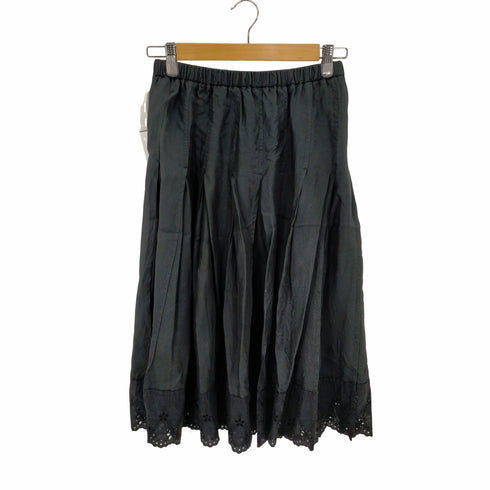 トリココムデギャルソン tricot COMME des GARCONS 15SS AD2014 裾レースキュプラスカート レディース ONE SIZE