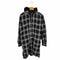 ミハラヤスヒロ MIHARA YASUHIRO HOODED FLANNEL BIGSHIRTS フェイクレイヤード オンブレチェックブルゾン メンズ JPN:44