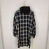 ミハラヤスヒロ MIHARA YASUHIRO HOODED FLANNEL BIGSHIRTS フェイクレイヤード オンブレチェックブルゾン メンズ JPN:44