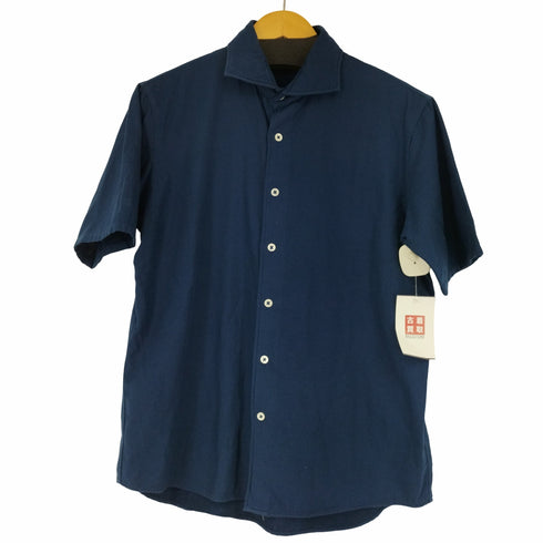 ファクトリエ factelier OGITA SEWING LABORATORY ホリゾンタルカラー 半袖コットンシャツ メンズ JPN:L