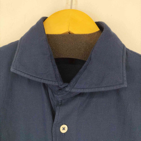 ファクトリエ factelier OGITA SEWING LABORATORY ホリゾンタルカラー 半袖コットンシャツ メンズ JPN:L