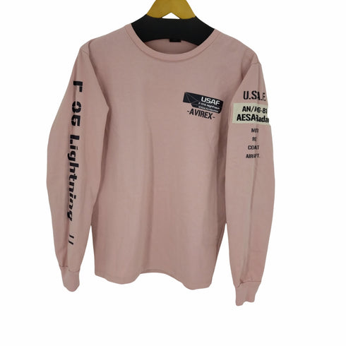 アヴィレックス AVIREX SHEETING WAPPEN F-35A/シーチングワッペン F-35A ロングスリーブTシャツ メンズ JPN:M