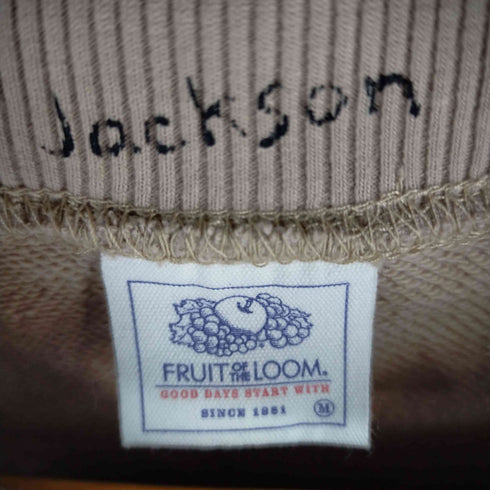 フルーツオブザルーム FRUIT OF THE LOOM ロゴプリントスウェットプルオーバー メンズ JPN:M