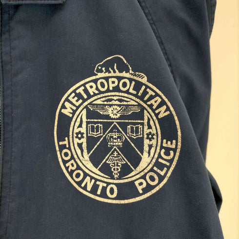 60-70S METROPLITAN TORONTO POLICE LIGHTNINGアルミジップスウィングトップ メンズ