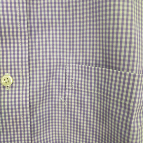 ブルックスブラザーズ BROOKS BROTHERS MILANO スーピマコットンL/Sチェックシャツ メンズ 15-32