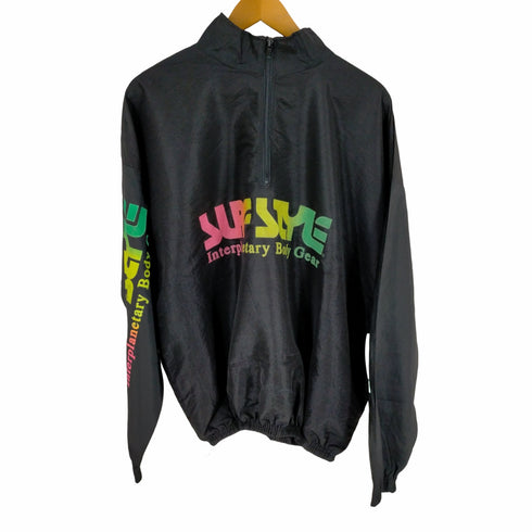 VENINIS SPORTSWEAR ネオンカラープリント ハーフジップアノラック MADE IN USA メンズ ONE SIZE
