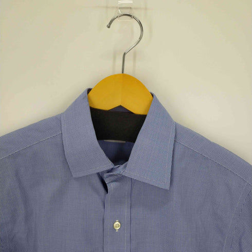 ブルックスブラザーズ BROOKS BROTHERS MILANO スーピマコットンL/Sチェックシャツ メンズ 15-32