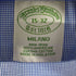 ブルックスブラザーズ BROOKS BROTHERS MILANO スーピマコットンL/Sチェックシャツ メンズ 15-32
