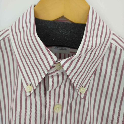 ブルックスブラザーズ BROOKS BROTHERS スーピマコットン ボタンダウンL/Sストライプシャツ メンズ JPN:S