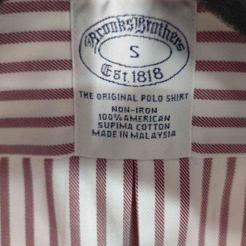 ブルックスブラザーズ BROOKS BROTHERS スーピマコットン ボタンダウンL/Sストライプシャツ メンズ JPN:S