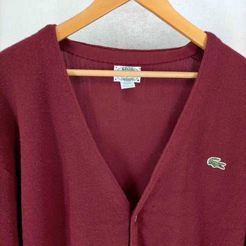 アイゾッドラコステ IZOD LACOSTE 80~90S MADE IN USA 刺繍カーディガン メンズ JPN:L