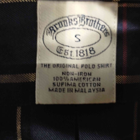 ブルックスブラザーズ BROOKS BROTHERS スーピマコットン ボタンダウンL/Sチェックシャツ メンズ JPN:S
