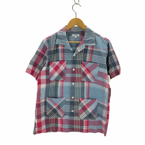 エンジニアードガーメンツ Engineered Garments オープンカラーマルチポケットチェックシャツ メンズ JPN:S