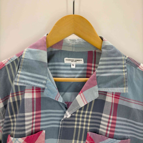 エンジニアードガーメンツ Engineered Garments オープンカラーマルチポケットチェックシャツ メンズ JPN:S