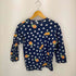 トリココムデギャルソン tricot COMME des GARCONS 11SS AD2010 ドットフルーツプリントノーカラーボタン留めカットソー レディース JPN:S