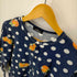 トリココムデギャルソン tricot COMME des GARCONS 11SS AD2010 ドットフルーツプリントノーカラーボタン留めカットソー レディース JPN:S