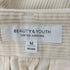 ビューティーアンドユースユナイテッドアローズ BEAUTY & YOUTH UNITED ARROWS カラーコーデュロイハイウエストテーパードパンツ レディース JPN:M