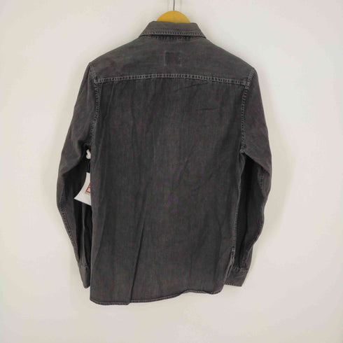 ブルックスブラザーズレッドフリース BROOKS BROTHERS REDFLEECE 両胸ポケットL/Sブラックデニムシャツ メンズ JPN:S