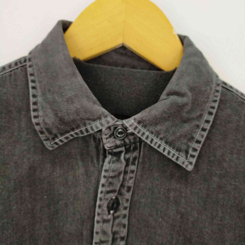 ブルックスブラザーズレッドフリース BROOKS BROTHERS REDFLEECE 両胸ポケットL/Sブラックデニムシャツ メンズ JPN:S