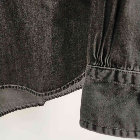 ブルックスブラザーズレッドフリース BROOKS BROTHERS REDFLEECE 両胸ポケットL/Sブラックデニムシャツ メンズ JPN:S