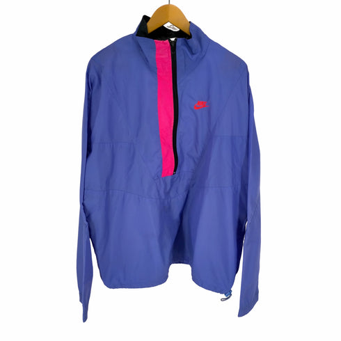 ナイキ NIKE 90S 銀タグ バイカラーハーフジップナイロンアノラック メンズ JPN:XL