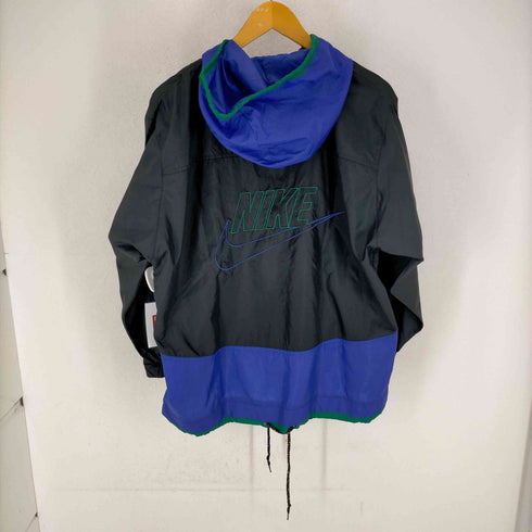ナイキ NIKE 90S バック刺繍ナイロンジップブルゾン レディース JPN:L