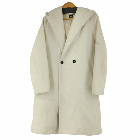 ザラ ZARA ノーカラーフーデットコート レディース import:XL