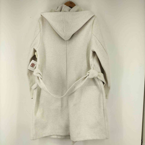 ザラ ZARA ノーカラーフーデットコート レディース import:XL