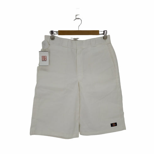 ディッキーズ Dickies LOOSE.F MP WORK SHORTS-WHITE メンズ 32