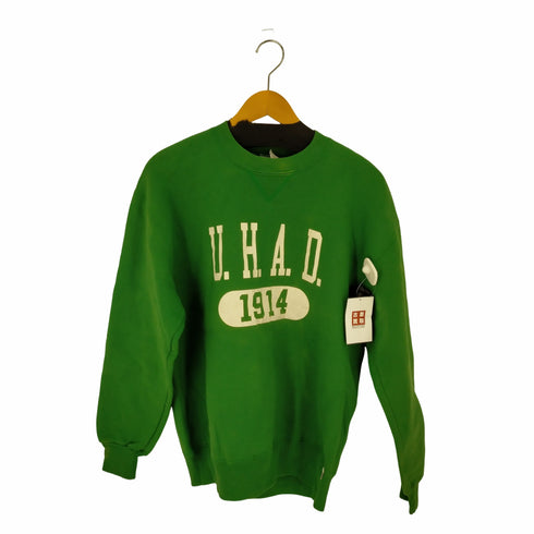 ラッセルアスレチック RUSSELL ATHLETIC 90S USA製 OHAD Vガゼット プリントスウェット メンズ import:XL