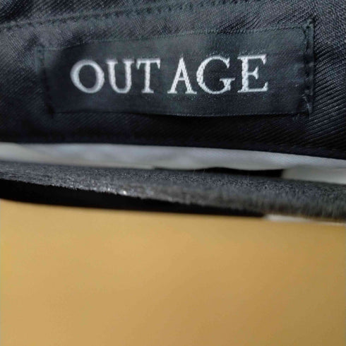 アウトエッジ OUT AGE ツートンカラーオーバーサイズL/Sシャツ メンズ FREE
