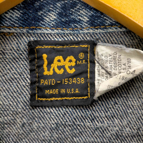 リー Lee 80S~ MADE IN USA ケミカルウォッシュデニムトラッカージャケット レディース 6