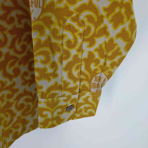 HAVE A GREATFUL DAY OPEN COLLAR LONG SLEEVE SHIRT メンズ JPN:M