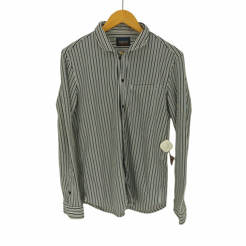 ニコルクラブフォーメン NICOLE CLUB FOR MEN ストライプ L/S シャツ メンズ JPN:48