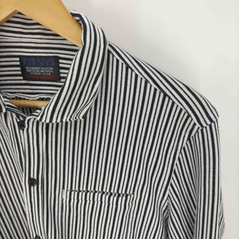 ニコルクラブフォーメン NICOLE CLUB FOR MEN ストライプ L/S シャツ メンズ JPN:48
