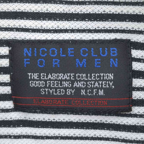 ニコルクラブフォーメン NICOLE CLUB FOR MEN ストライプ L/S シャツ メンズ JPN:48