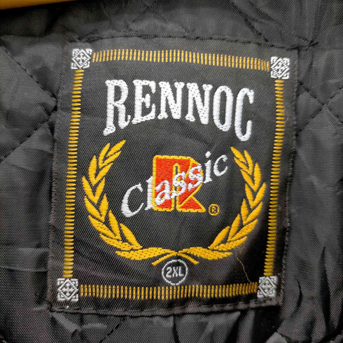 レノック RENNOC 袖レザーウールスタジャン メンズ 2XL
