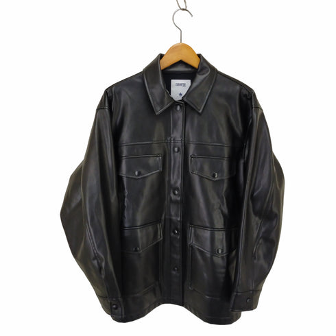 コンバース トウキョウ CONVERSE TOKYO ECO-LEATHER CPO JACKET レディース